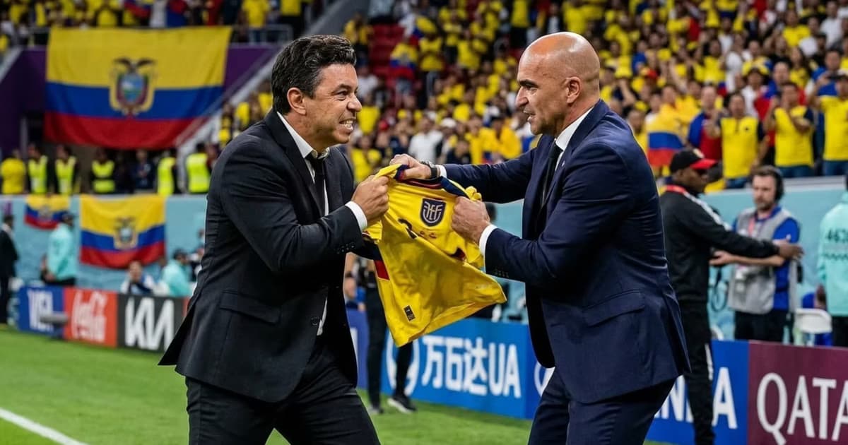 Marcelo Gallardo y Roberto Martínez
