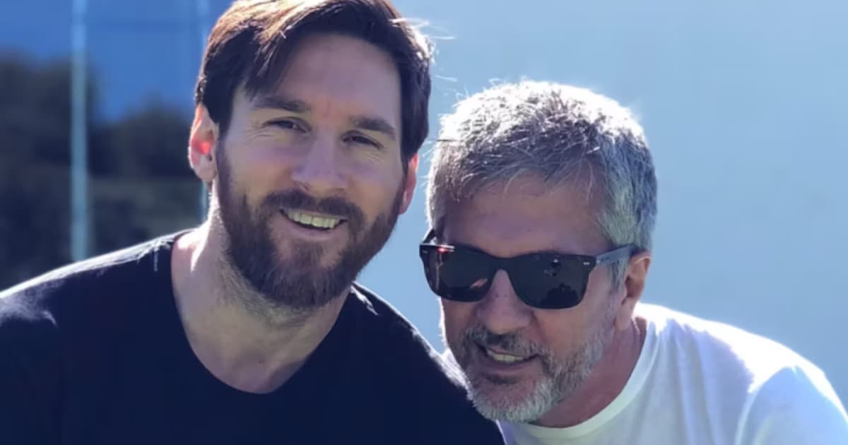 Lionel Messi y Jorge Messi