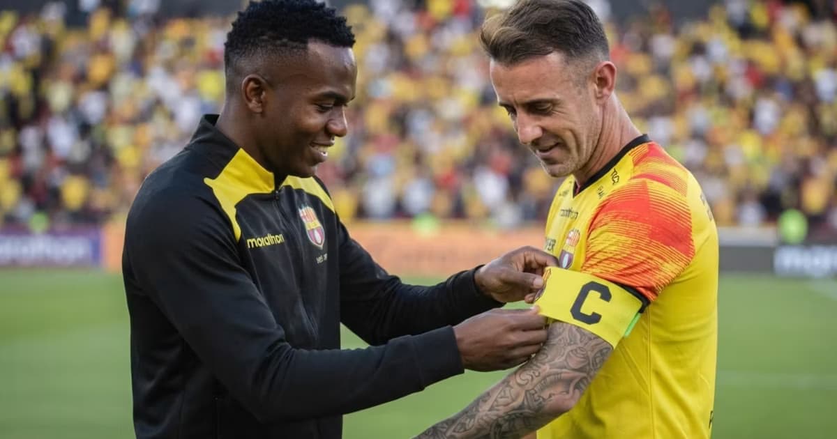 Jhonny Quiñónez y Damián Díaz en Barcelona SC