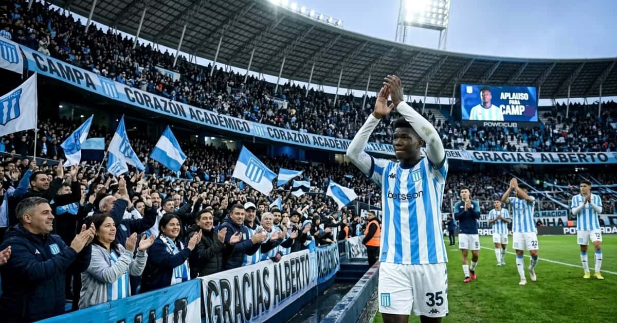 Alberto Campo con Racing