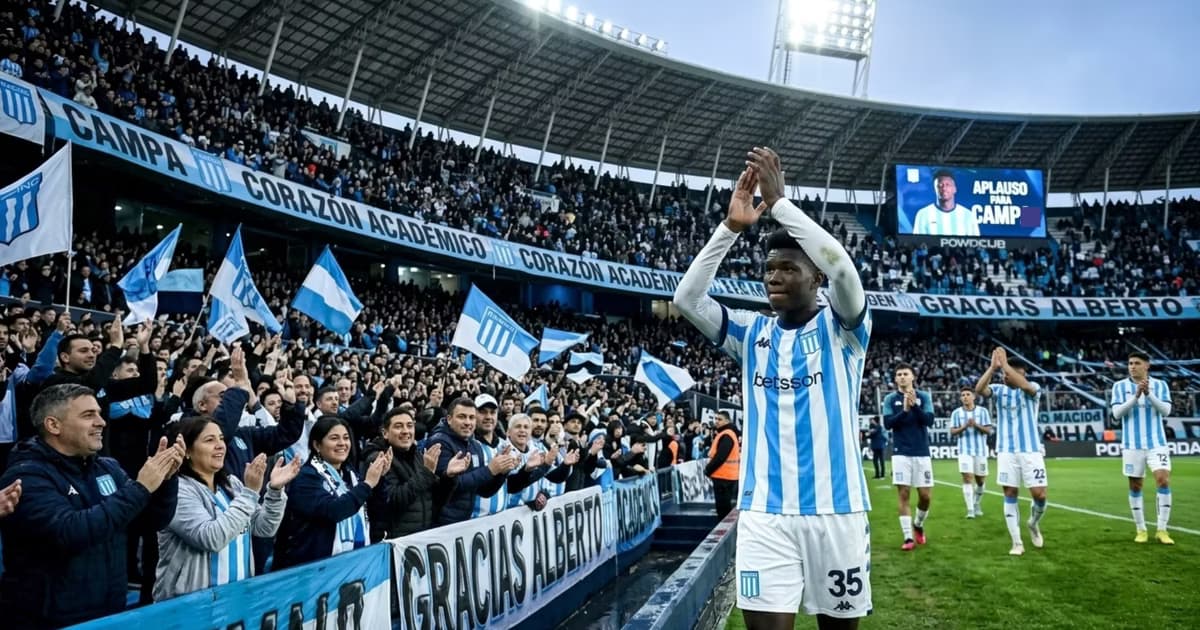 Alberto Campo con Racing