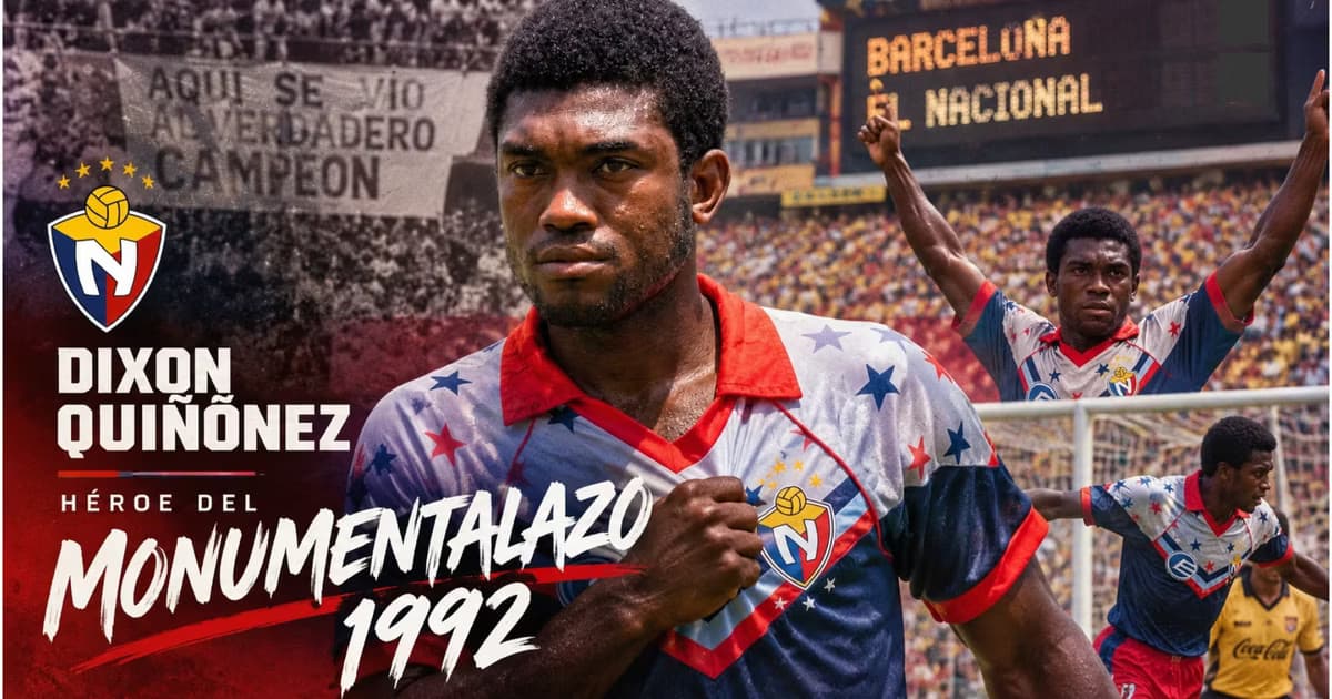 Dixon Quiñónez, héroe en El Nacional