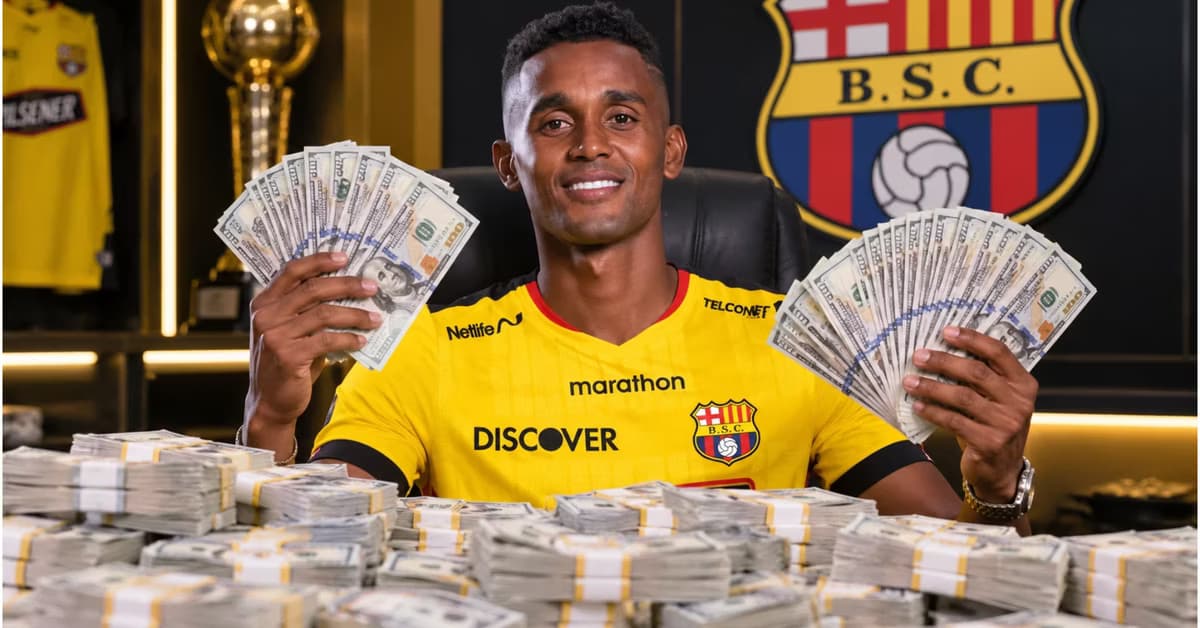 Fidel Martínez ganaba USD 60.000 en Barcelona SC y ahora cobra mucho menos en Atlético FC