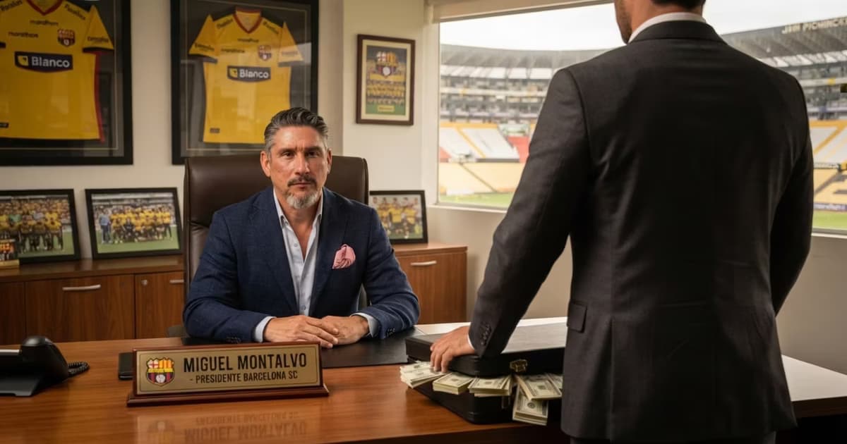 Miguel Montalvo y un empresario