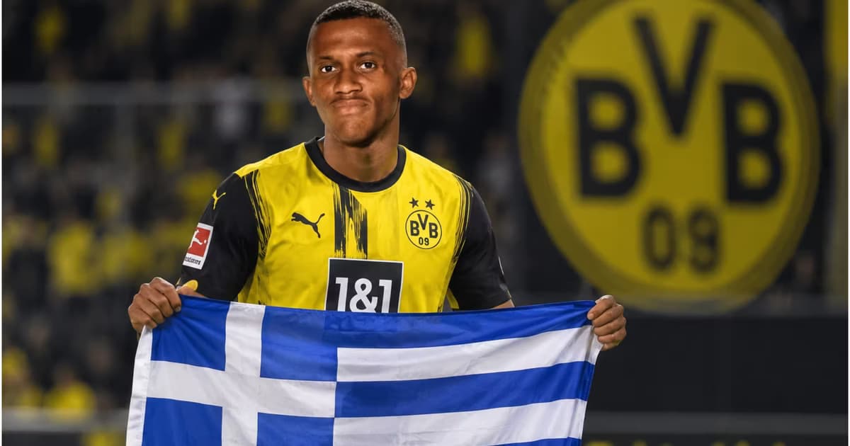 Justin Lerma con la camiseta del Dortmund
