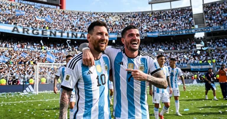 Rodrigo De Paul despidió a Messi y lanzó una frase que golpeó fuerte a Argentina