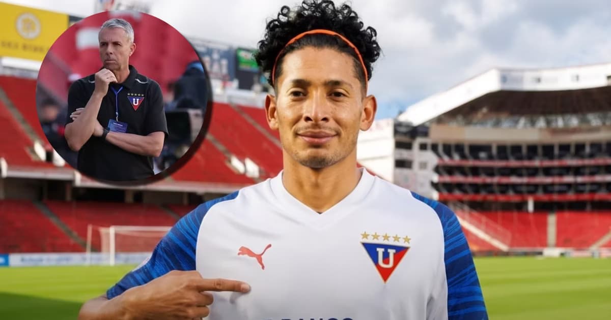 Frangoy Zambrano y Gustavo Álvarez en LDU