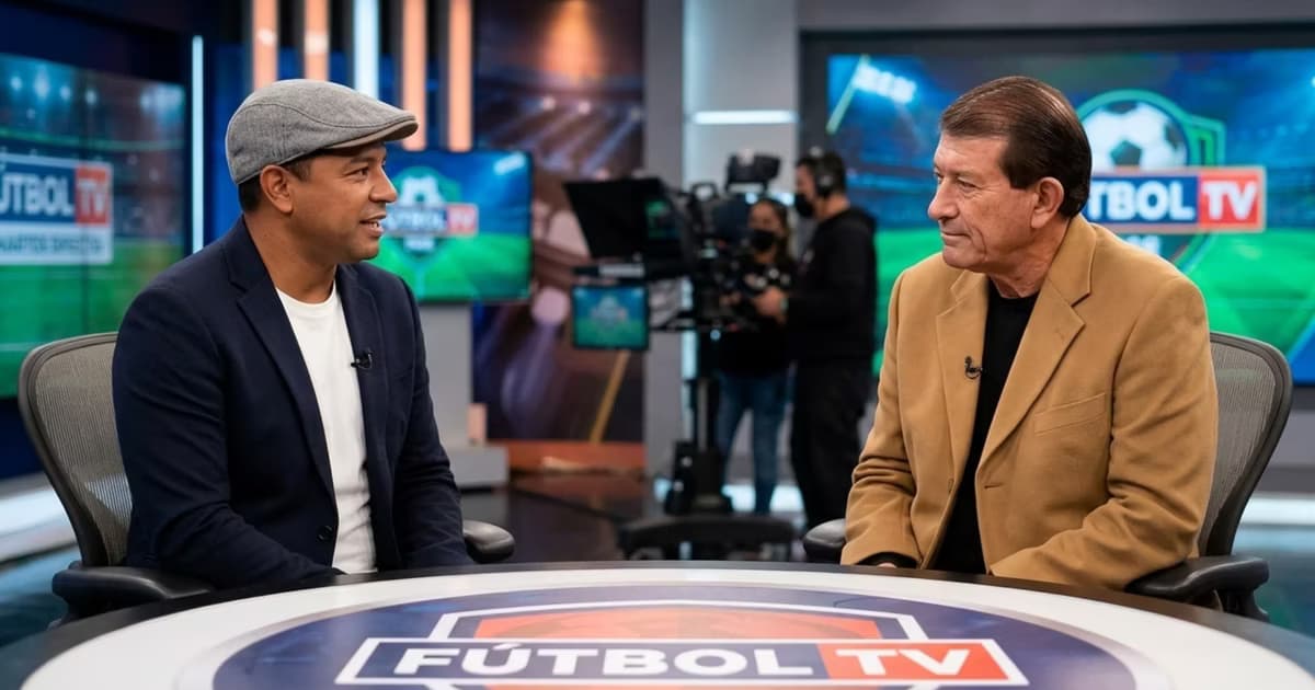 Franklin Salas y Carlos Sevilla en la Tv