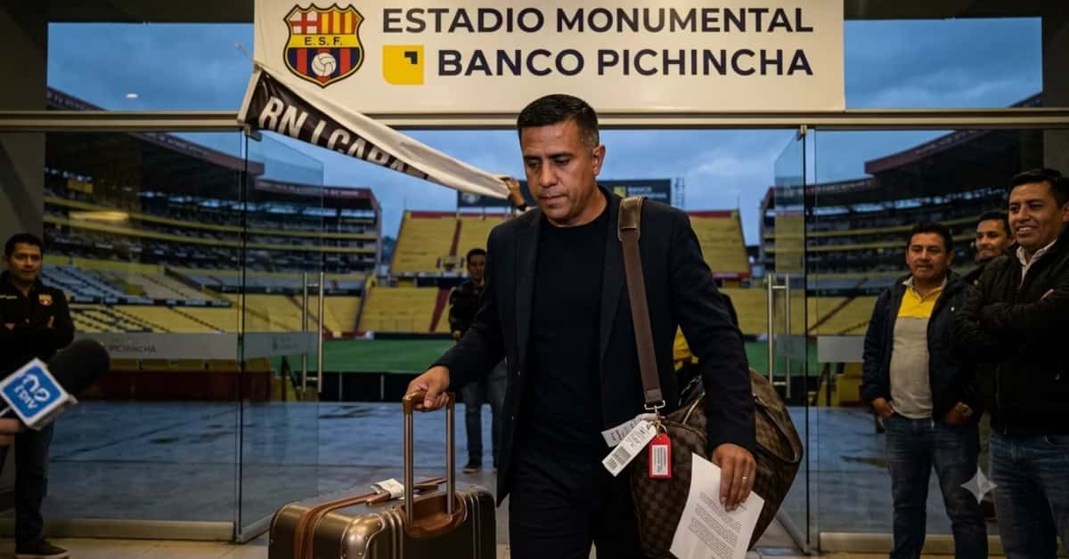 César Farías saliendo de BSC