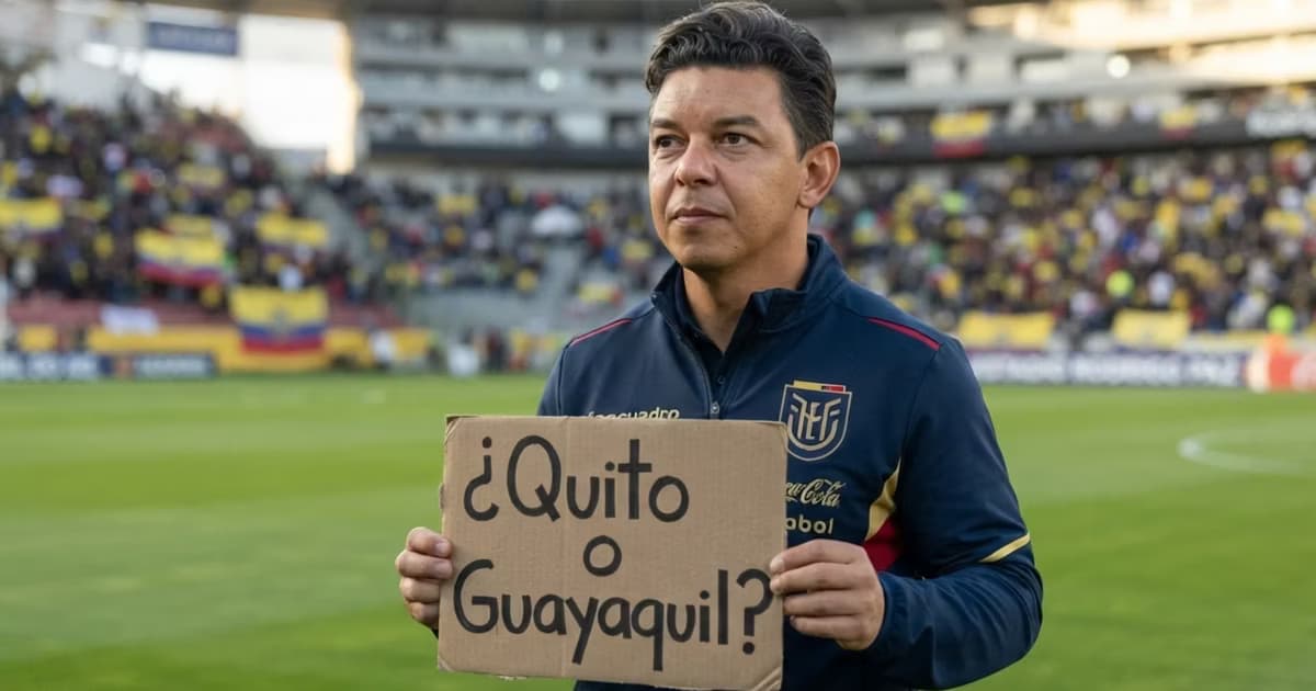 Marcelo Gallardo como DT de la TRI