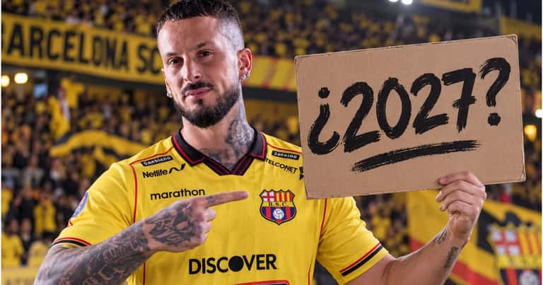 Darío Benedetto deja en duda su continuidad en Barcelona SC para 2027 pese a estar feliz
