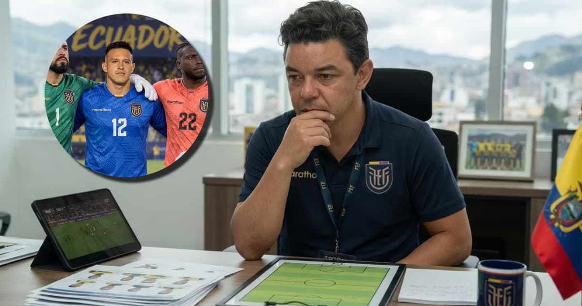 Marcelo Gallardo con Galíndez, Valle y Ramírez