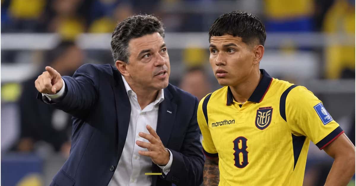 Marcelo Gallardo y Alcívar en la Tri