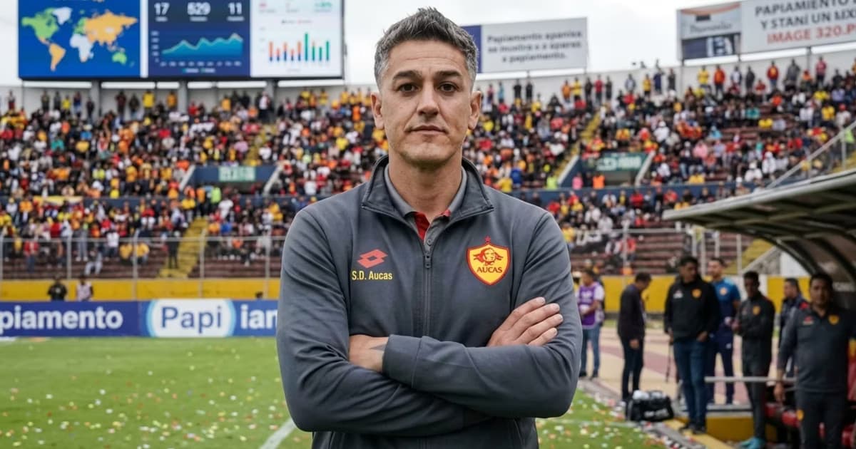 Norberto Araujo como DT de Aucas