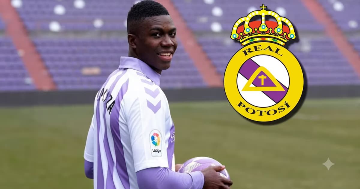 Stiven Plaza con la camiseta del Valladolid