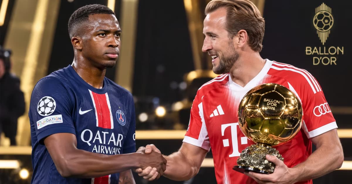 Willian Pacho y Kane con el Balón de Oro