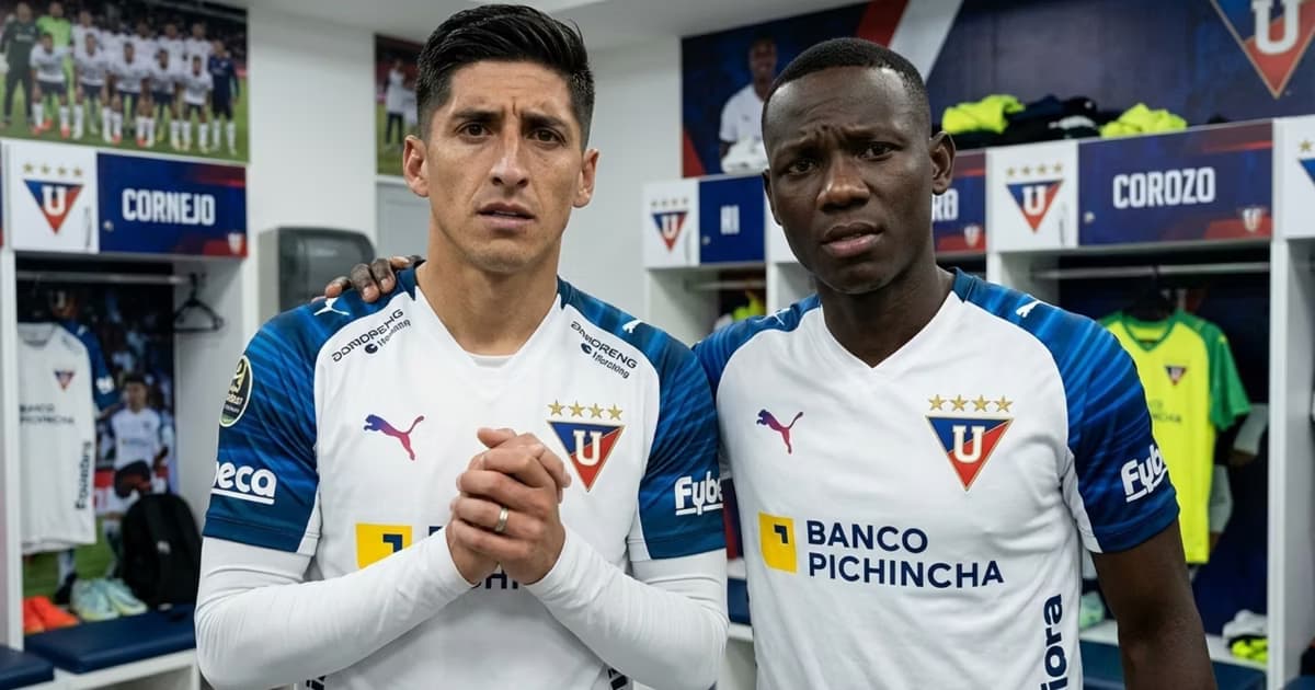 Cornejo y Janner Corozo en LDU