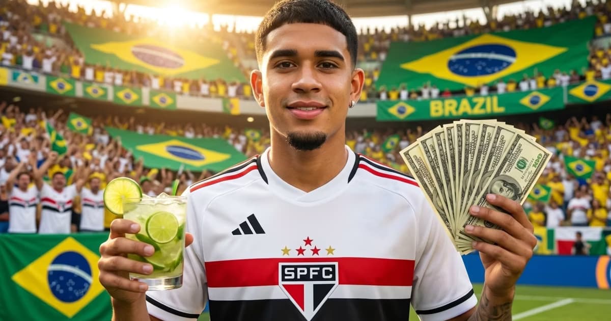 Kendry Páez con el Sao Paulo