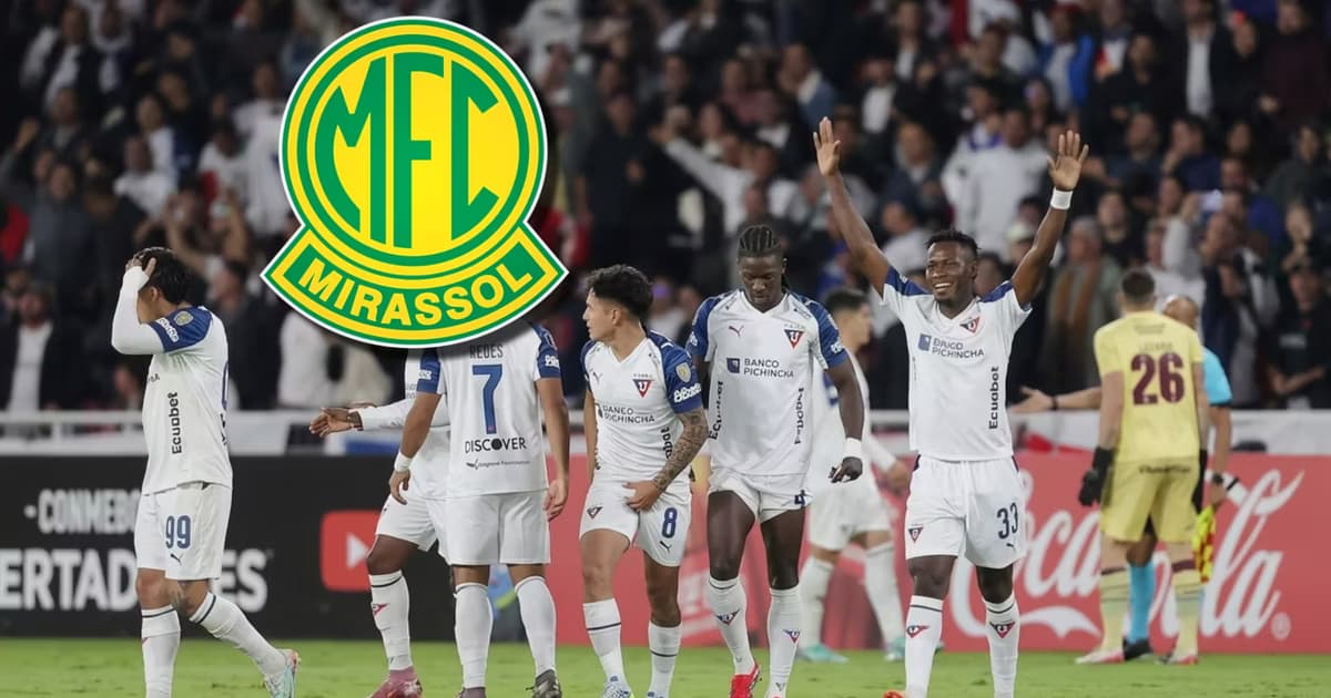 Liga de Quito celebrando su clasificación en Libertadores