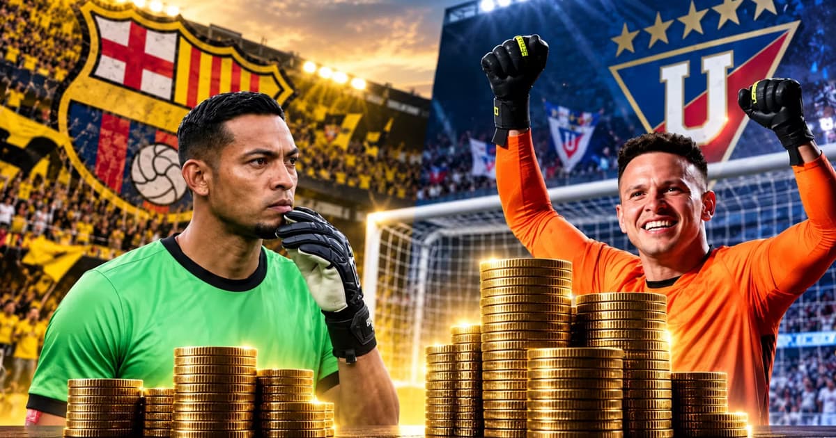 Liga de Quito y Barcelona SC