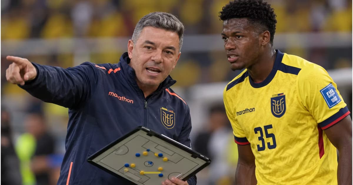Marcelo Gallardo y Alberto Campo con la TRI