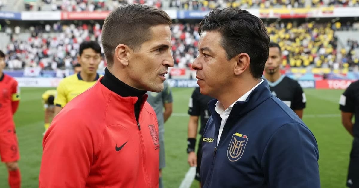 Robert Moreno y Marcelo Gallardo