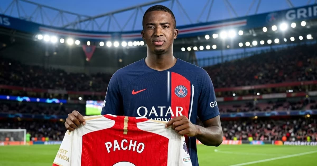 Willian Pacho con la camiseta del Arsenal