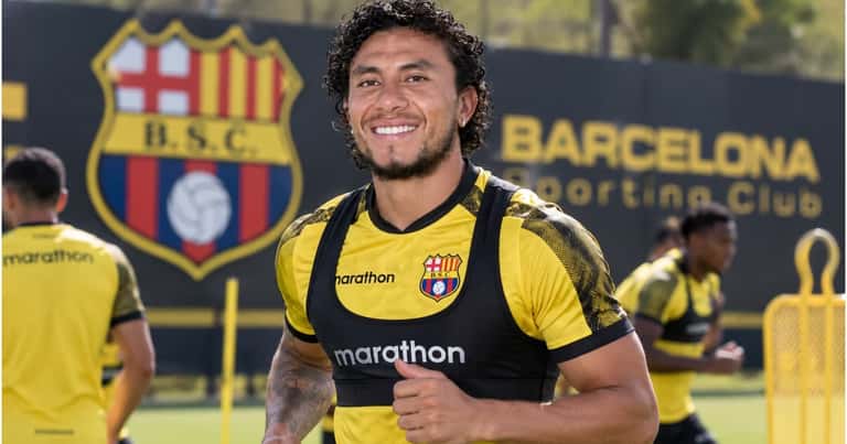 Aunque Joao Rojas no ha jugado 7 meses con Barcelona SC, luce en perfectas condiciones físicas
