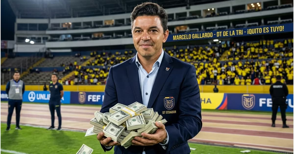 Marcelo Gallardo en la selección y con mucho dinero