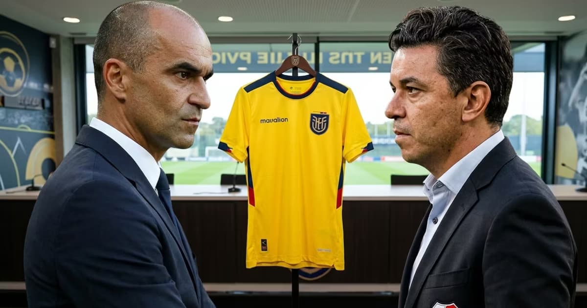 Roberto Martínez y Marcelo Gallardo cara a cara