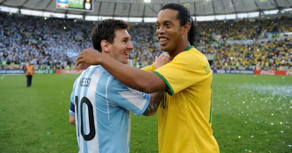 Lionel Messi y Ronaldinho