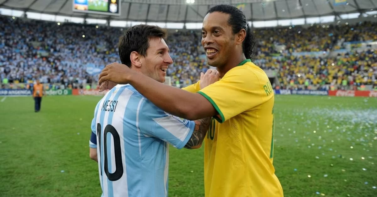 Lionel Messi y Ronaldinho