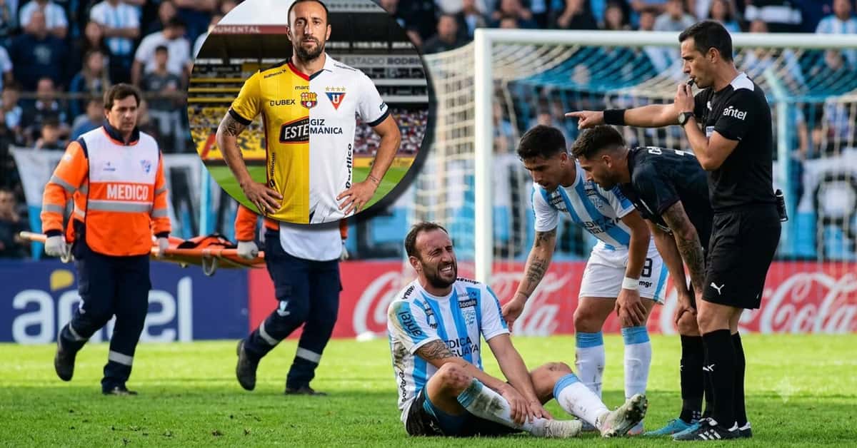 Brahian Alemán lesionado en Uruguay