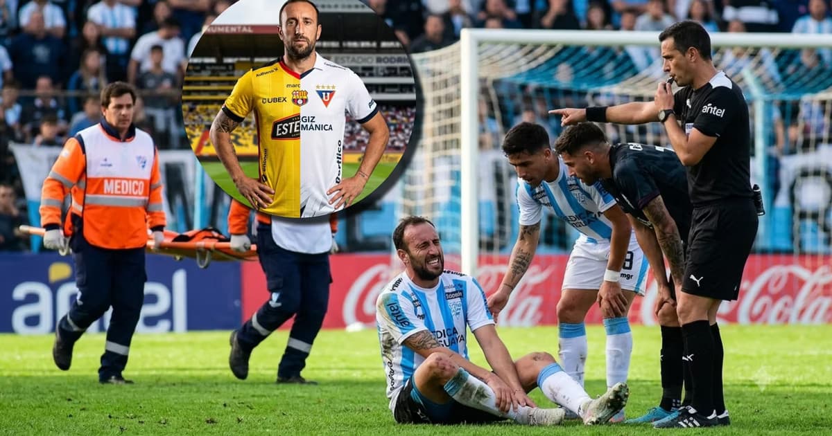 Brahian Alemán lesionado en Uruguay