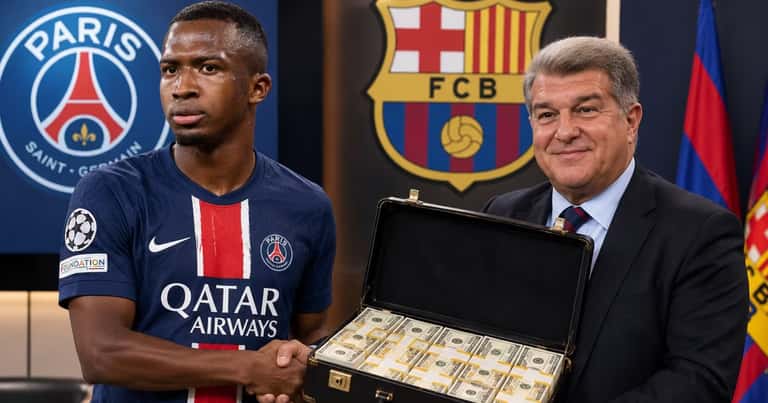 Laporta dispuesto a pagar más de 80 millones por Willian Pacho para llevarlo al FC Barcelona