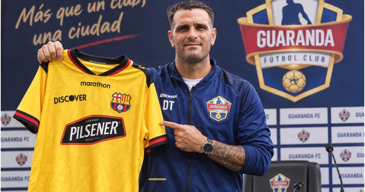 Federico Laurito como DT del Guaranda Fc