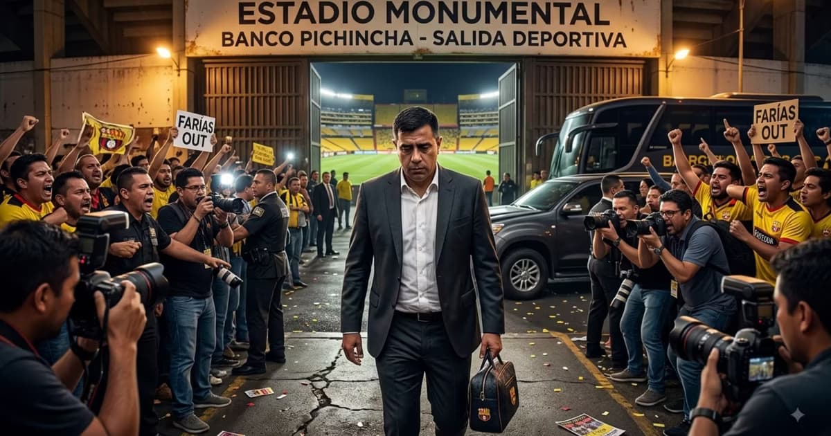 César Farías saliendo de BSC