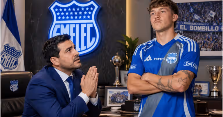 Emelec quiere retener a Luca Klimowicz en 2027, pero no tiene dinero para comprarlo