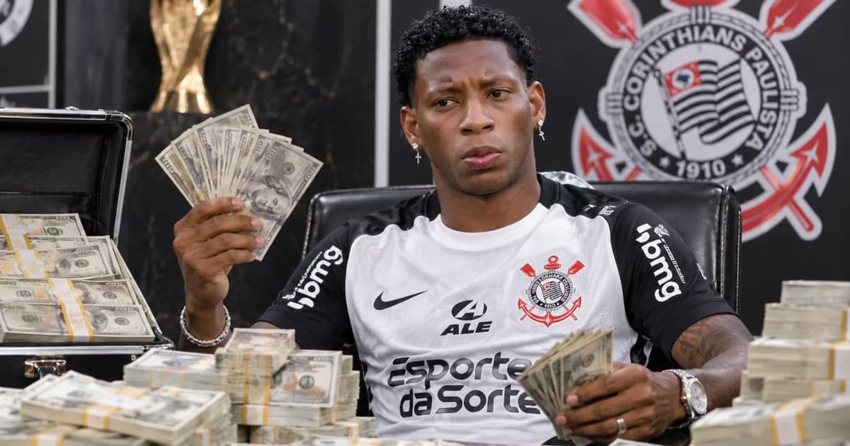 Gonzalo Plata con dinero en el Corinthians