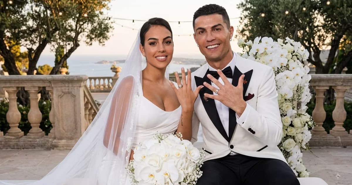 Georgina Rodríguez y Cristiano Ronaldo casados