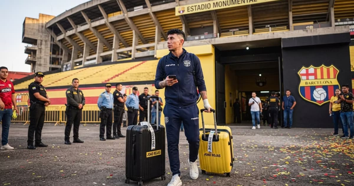 Joao Rojas saliendo de BSC