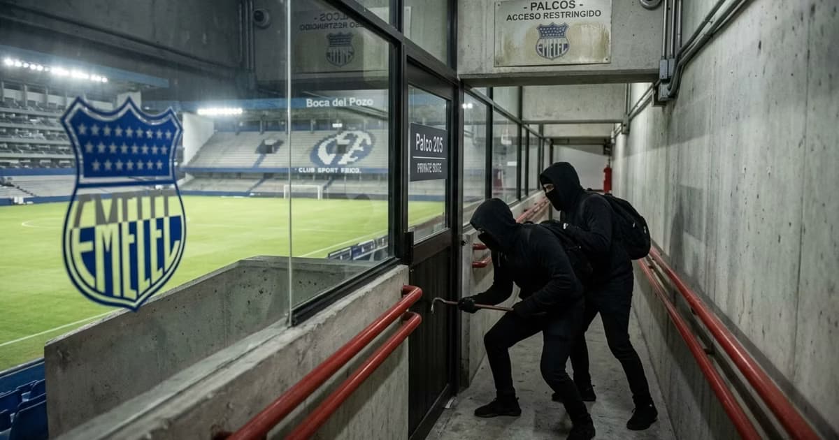 Ladrones entrando al palco del Capwell