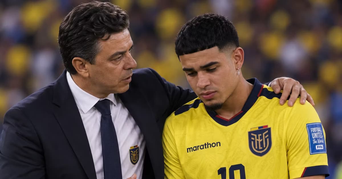 Marcelo Gallardo y Kendry Páez en la TRI