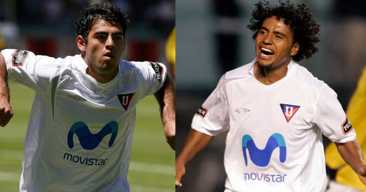 Franklin Salas y Luis Miguel Escalada en LDU