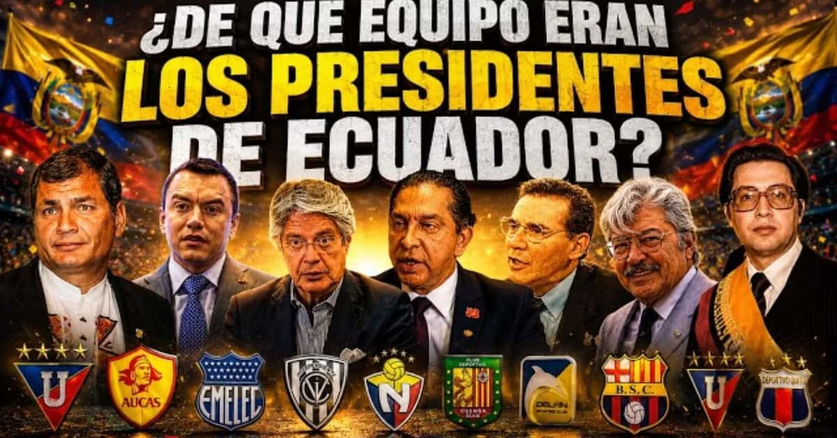 Los presidentes de Ecuador y sus equipos