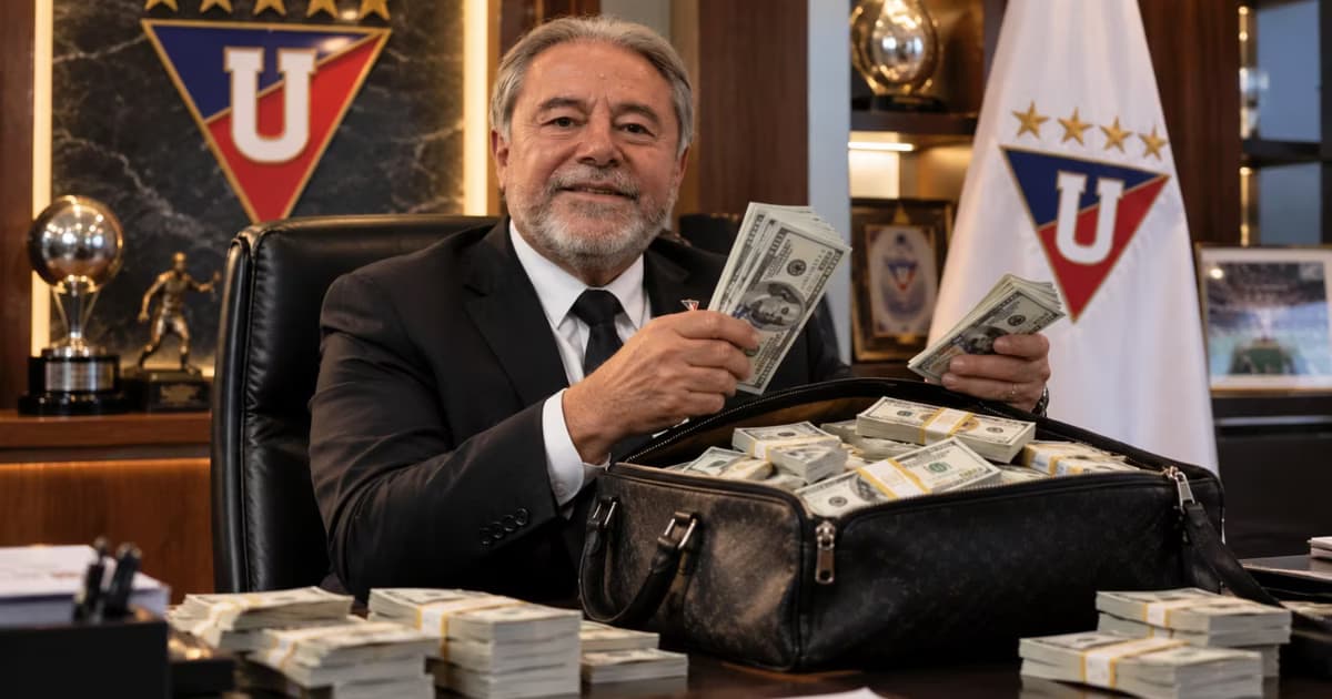 Isaac Alvarez y el dinero en LDU