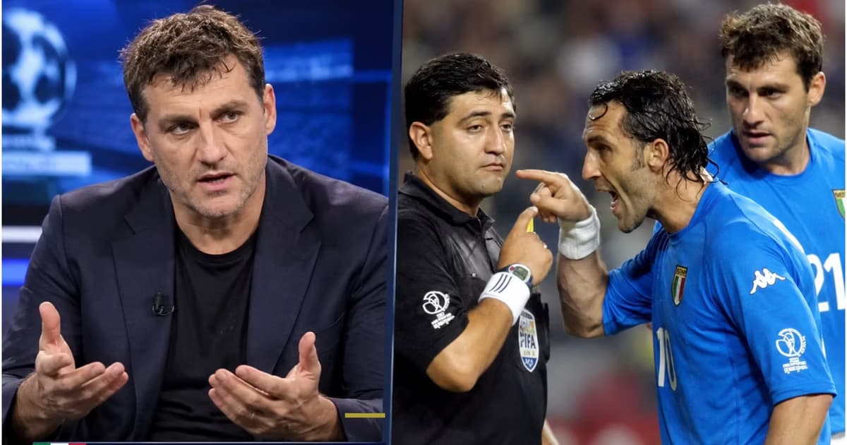 Vieri y Byron Moreno