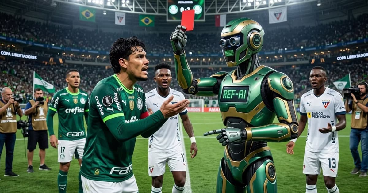 Partido de Liga de Quito contra Palmeiras con la IA