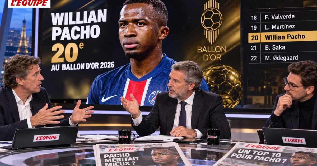 Willian Pacho y los periodistas franceses