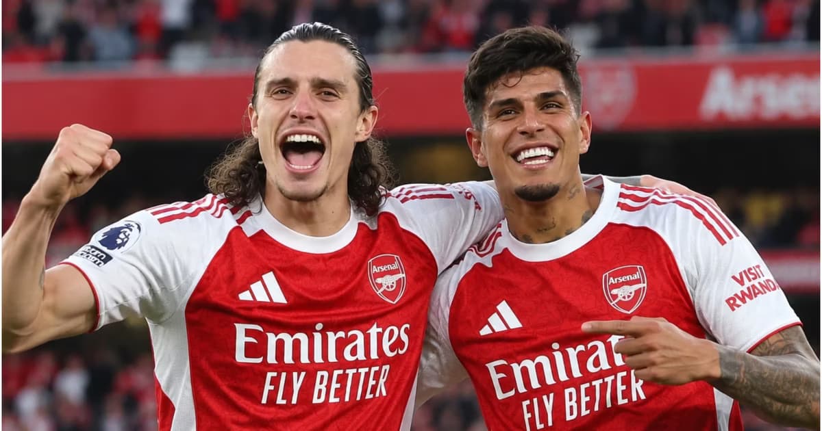 Calafiori y Piero Hincapié en el Arsenal